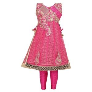 Girls' Netted Salwar Suit